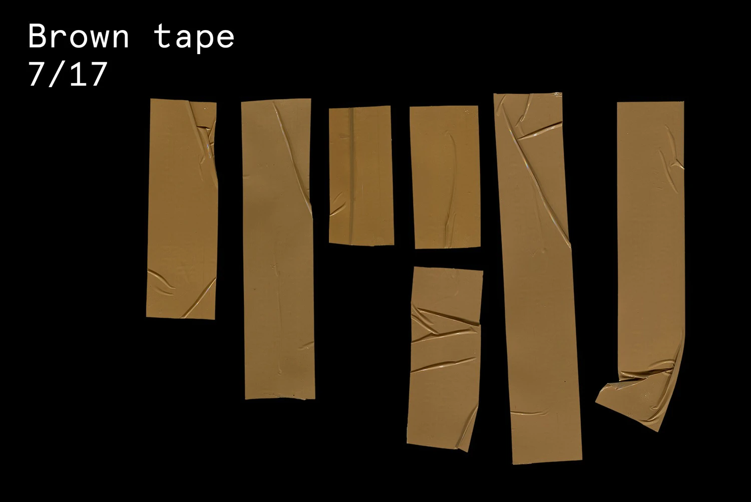 2642 炫酷褶皱胶带贴纸背景图片PS设计素材 Tape Adhesive Mockup