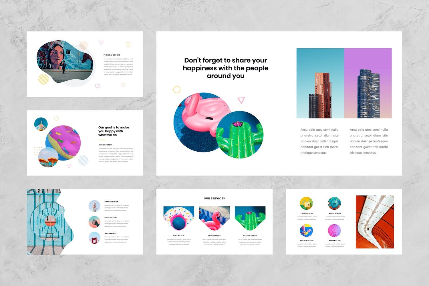 2749 现代时尚创意商业主题演讲keynote模板Creative Business PowerPoint Presentation Template-GOOODME果觅网