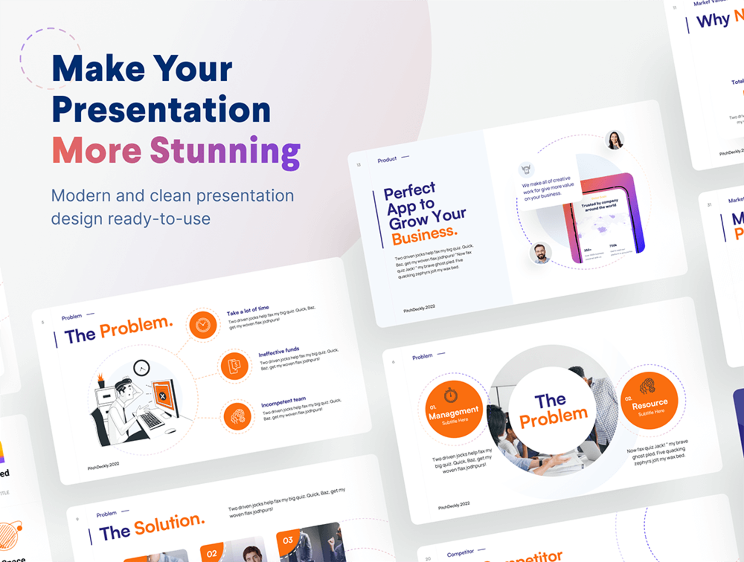 2770 精美的Pitch Deck商业计划书演示keynote模板(带动画)Deckly – Pitch Deck Keynote Presentation Template-GOOODME果觅网