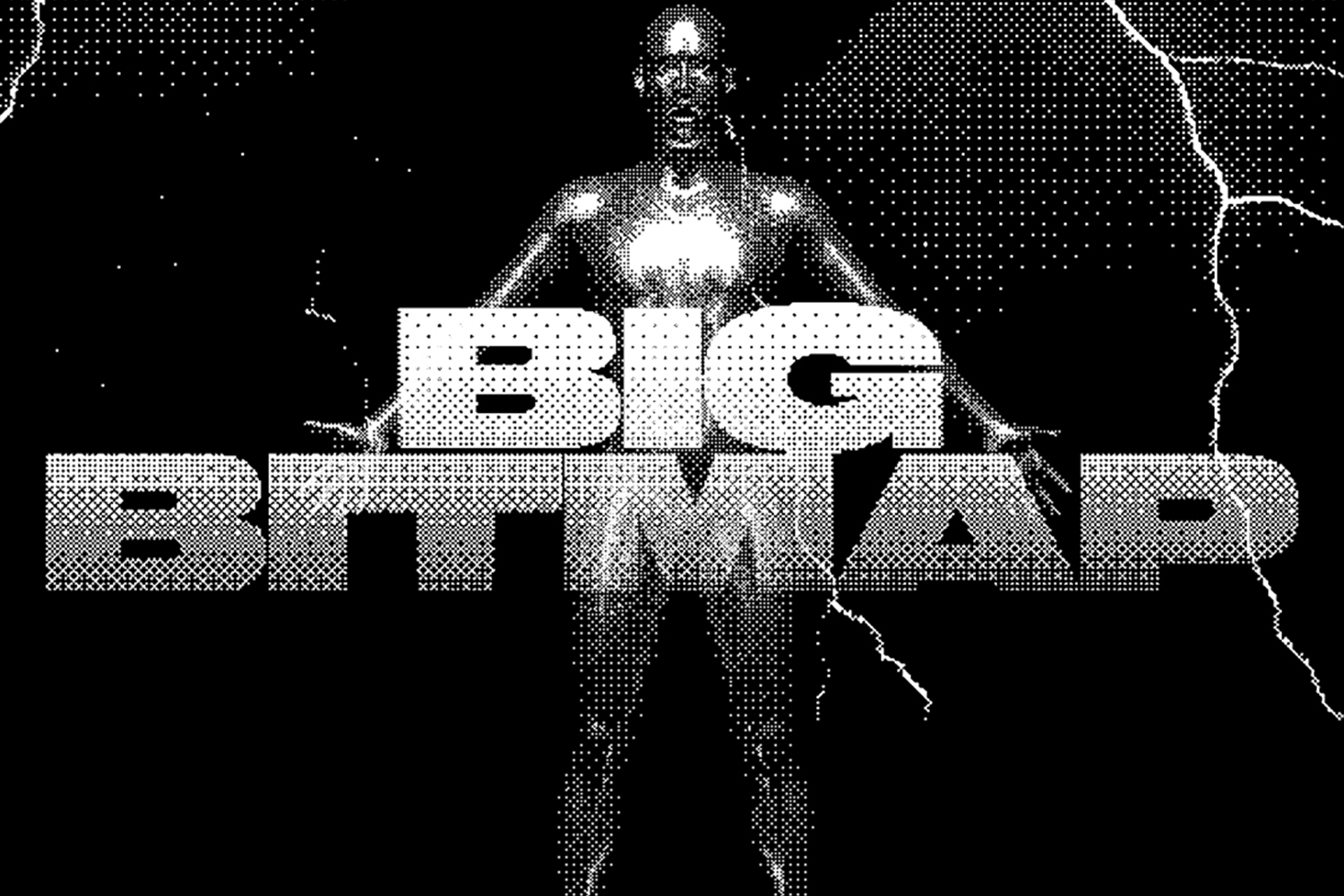 2809 潮酷迷幻半调背景高清抽象素材 BIGBITMAP-GOOODME果觅网