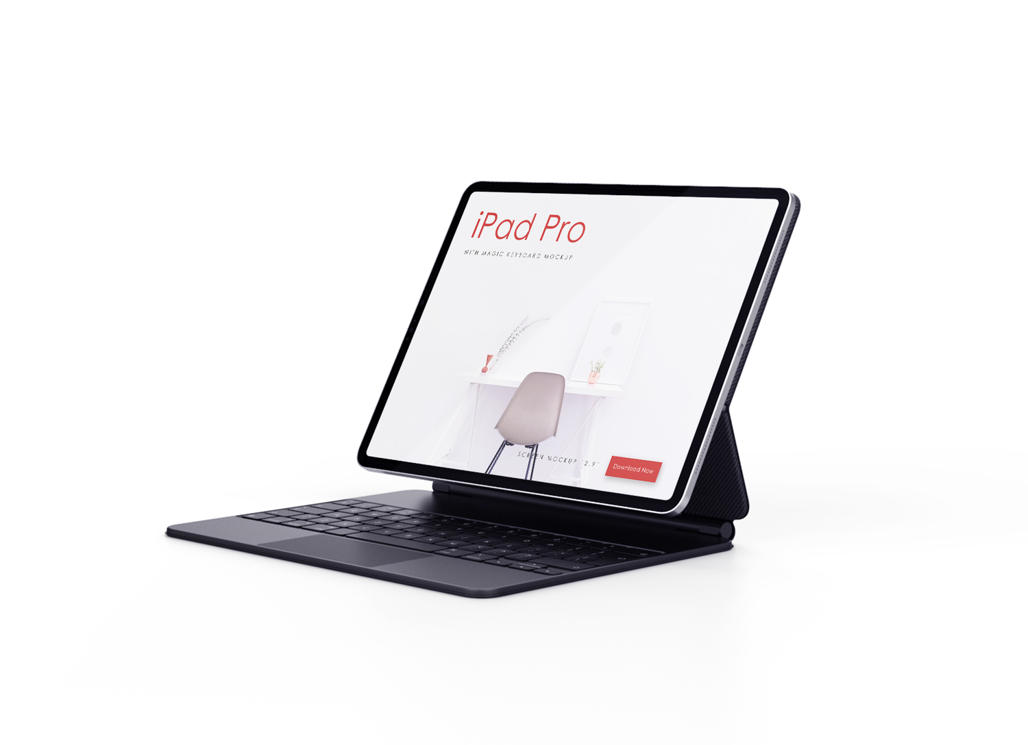 2922 4款ipad屏幕web设计UI展示PSD样机 iPad Pro Mockups