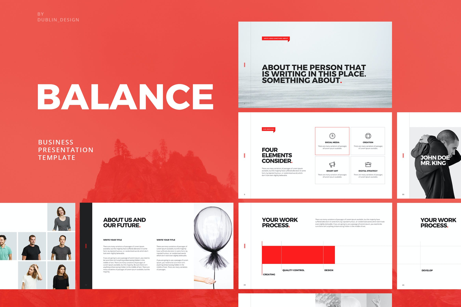 2942 现代商业商务团队策划方案通用简洁keynote模版Balance – Keynote Template