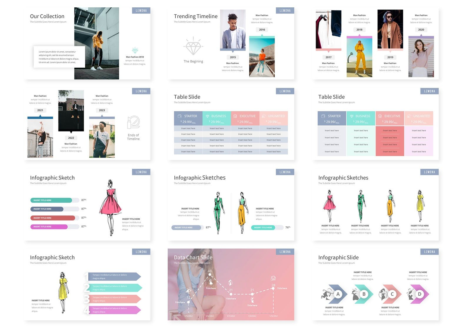 2944 商业多用途演示产品keynote模版Lemona – Keynote Template
