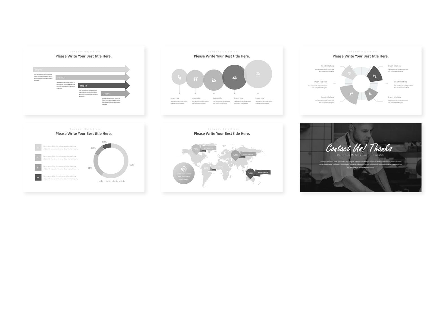 2945 个人简历业务演示keynote模版 Himense – Keynote Template