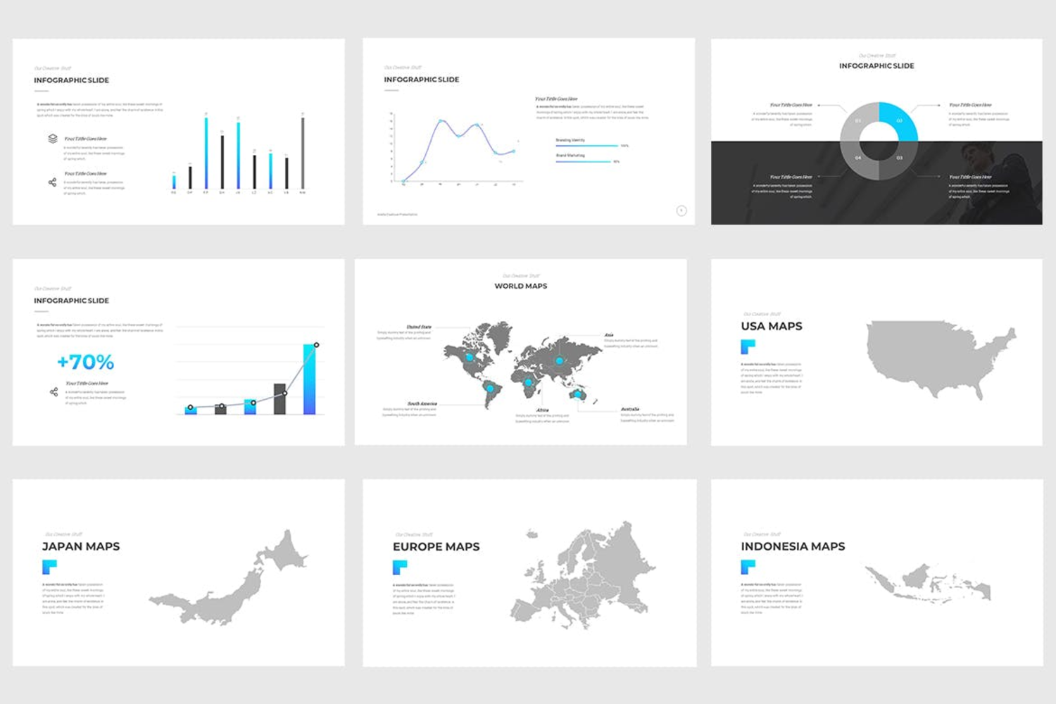 2948 创意简约品牌介绍个人简历作品集keynote模版 Aneta Keynote Template