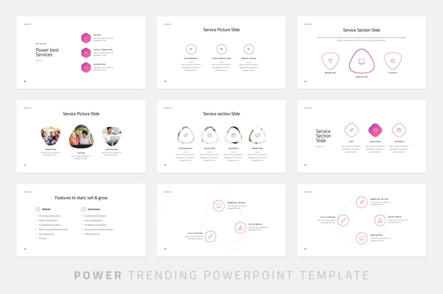 2951 个人作品集项目路演众筹产品keynote模版 Power – Keynote Template