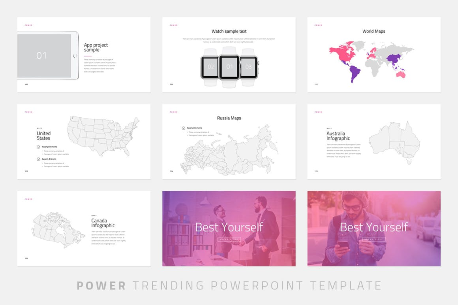 2951 个人作品集项目路演众筹产品keynote模版 Power – Keynote Template