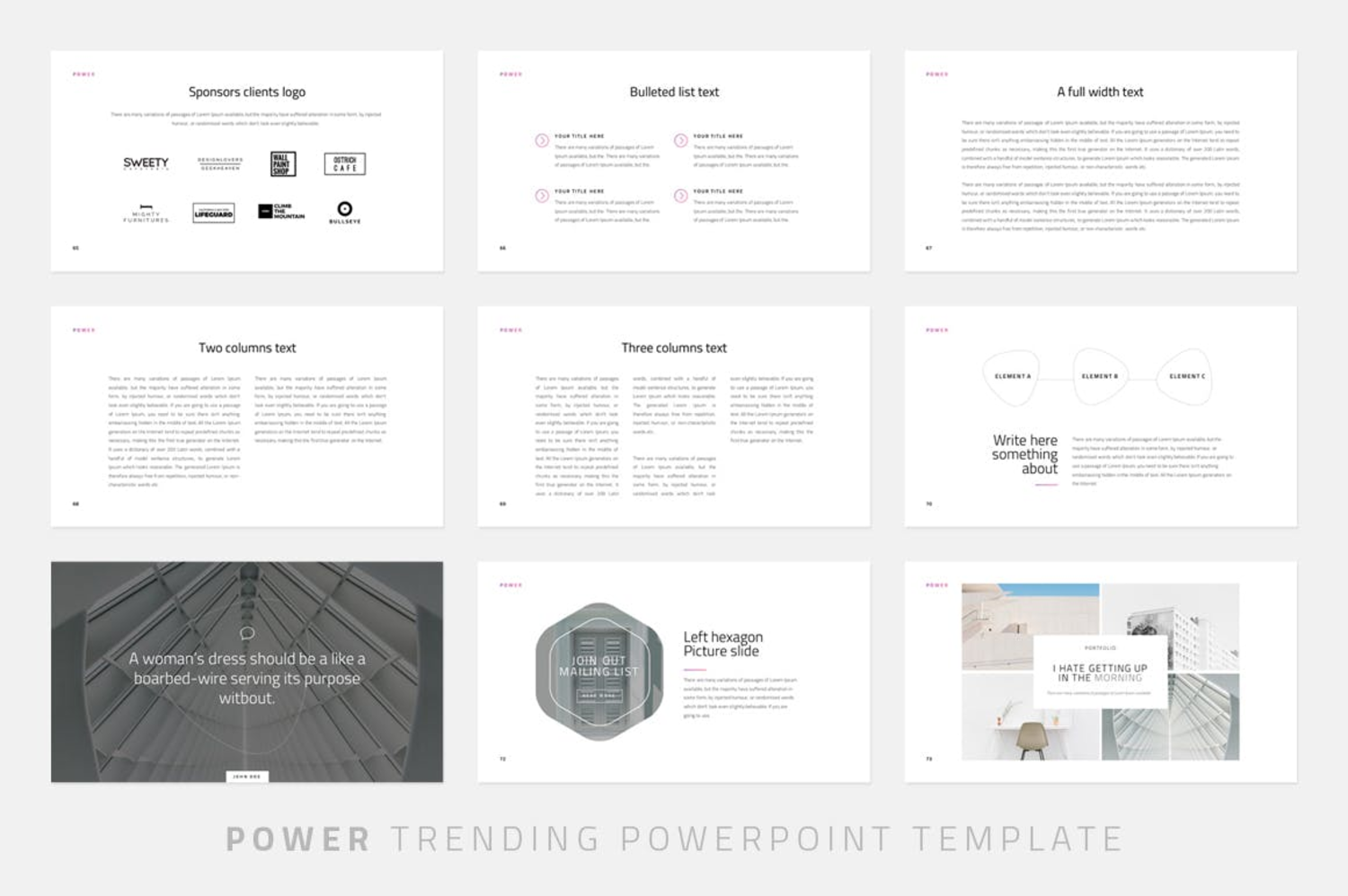 2951 个人作品集项目路演众筹产品keynote模版 Power – Keynote Template