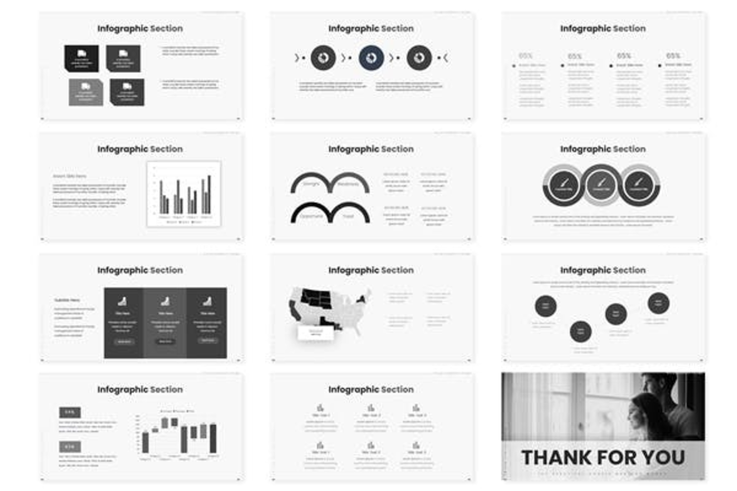 2976 个人商业多用途通用多色演示keynote模版 Relationship – Keynote Template