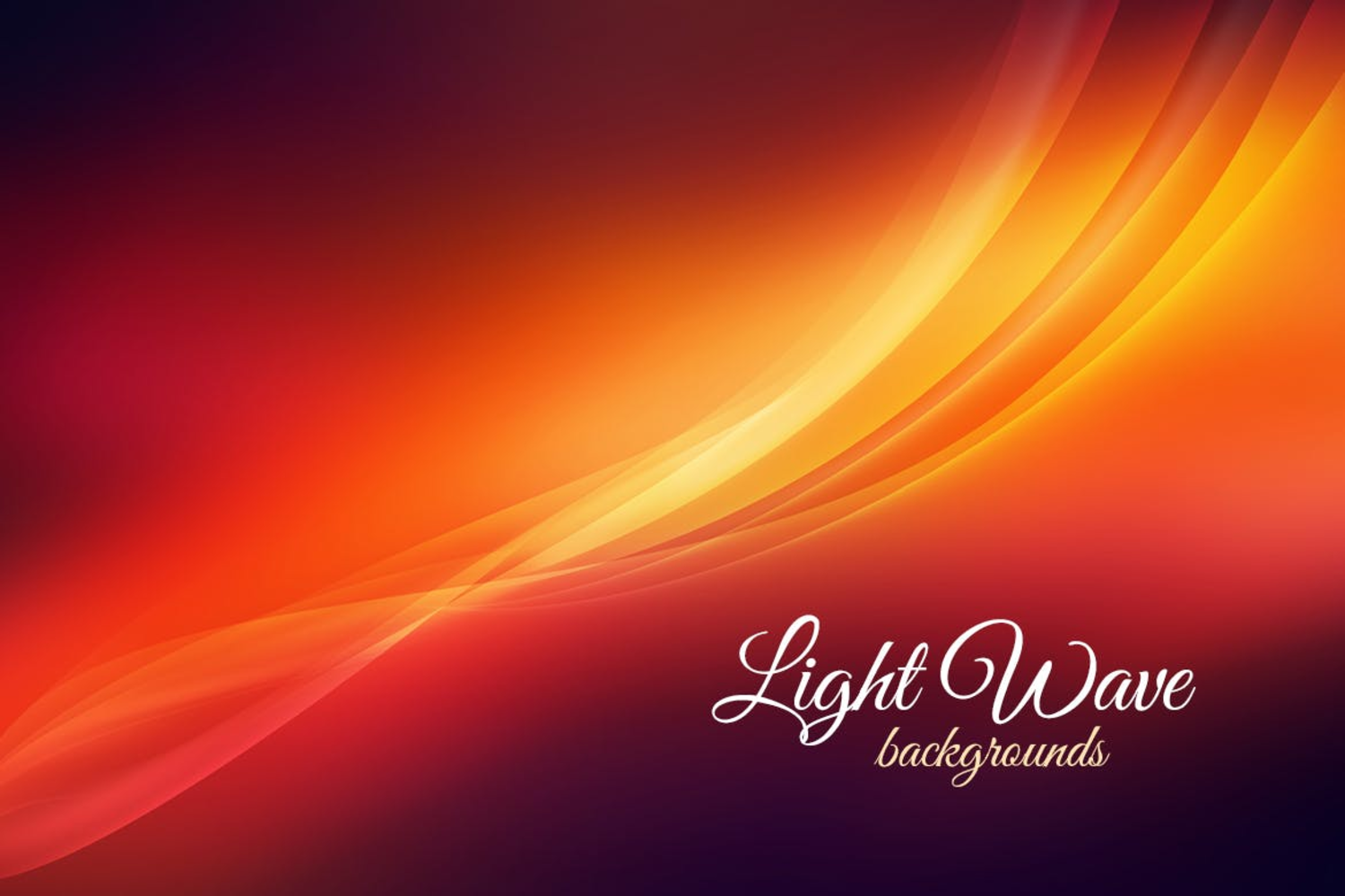 3012 10款高清炫光光波背景素材图 Light Wave Backgrounds