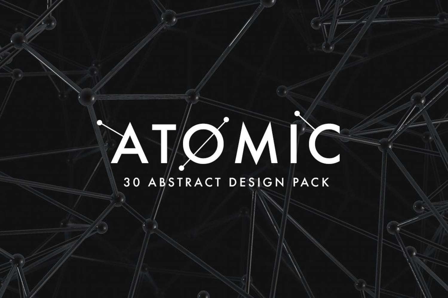 3019 30款科幻抽象元素背景PNG免抠素材Atomic – 30 Abstract Design Pack