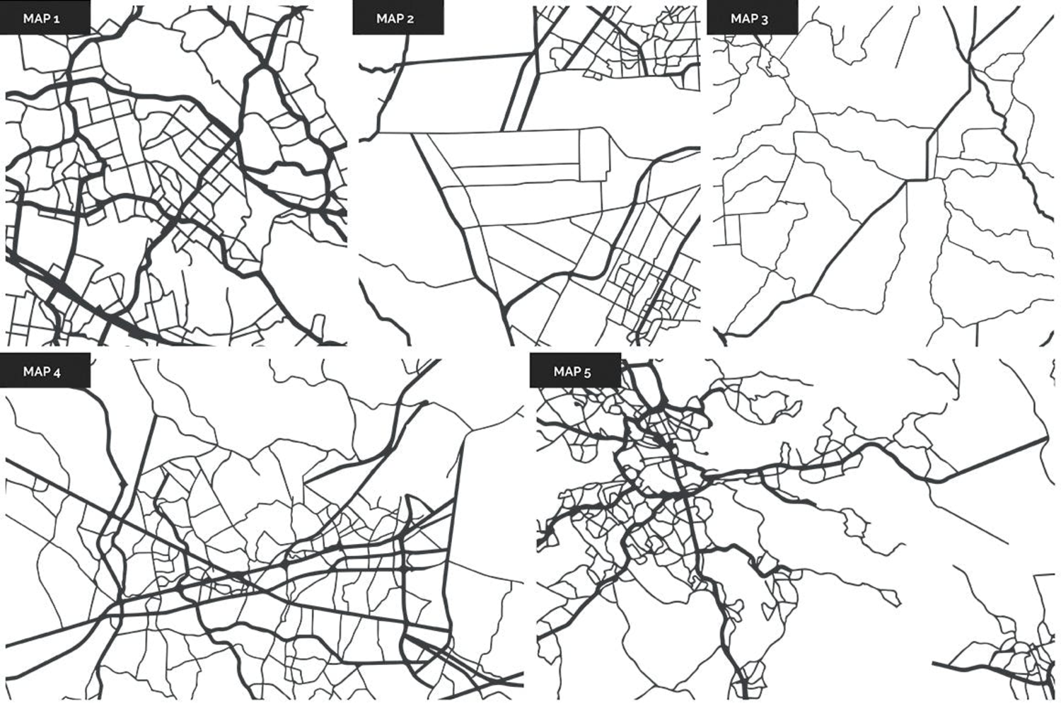 3021 10款高清地图线框背景底纹矢量素材 Map Patterns