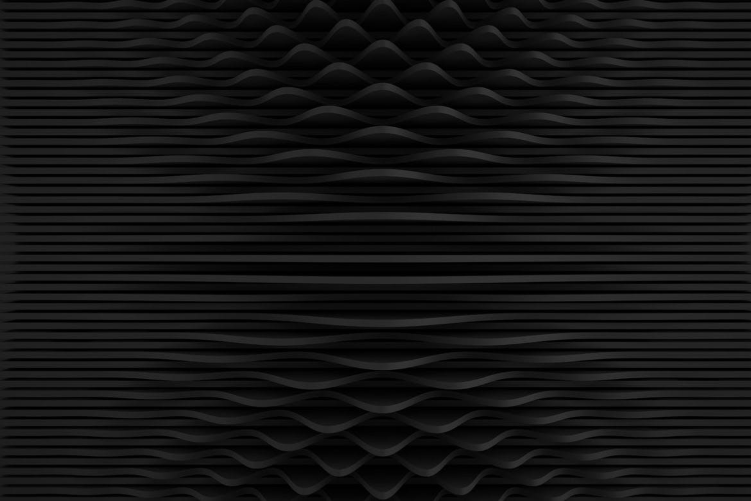 3032 10款抽象黑色肌理高清背景素材 Cymatics Black Backgrounds 2