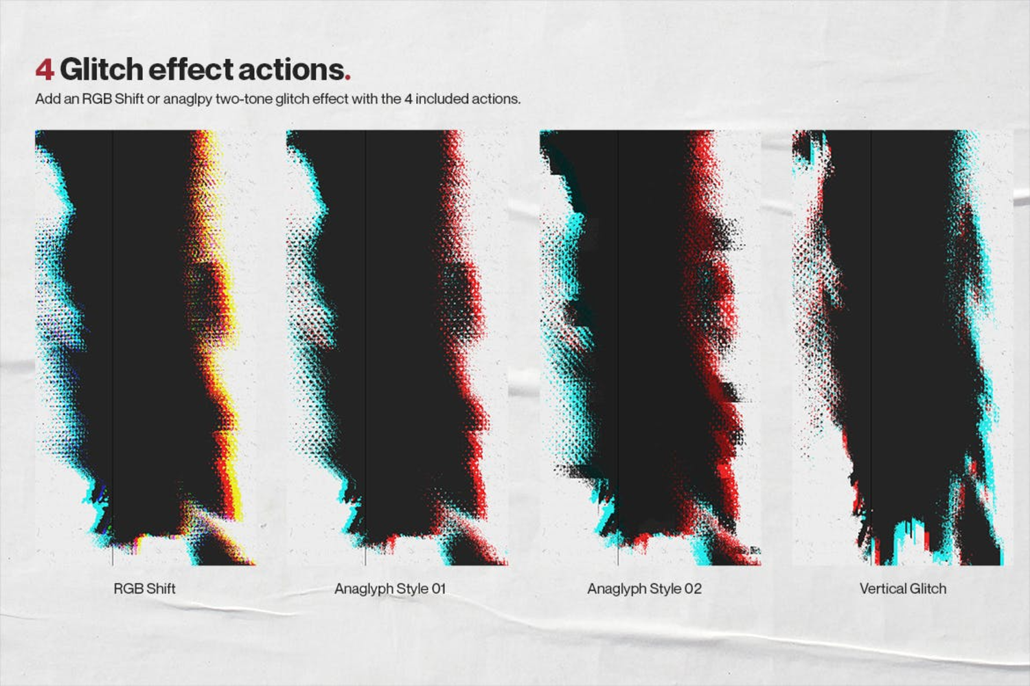 3047 嘻哈风废弃做旧扭曲变形LOGO字体置换效果滤镜海报设计PS设计素材 Ultimate Distortion Poster Creator