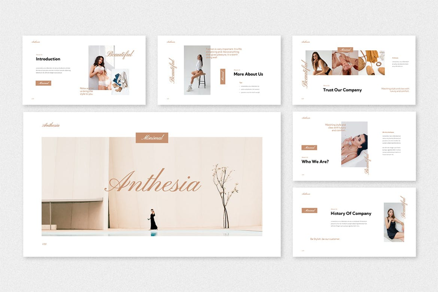 3072 多用途清新优雅个人企业现代创意演讲Keynote模板 Anthesia – Fashion Keynote Template