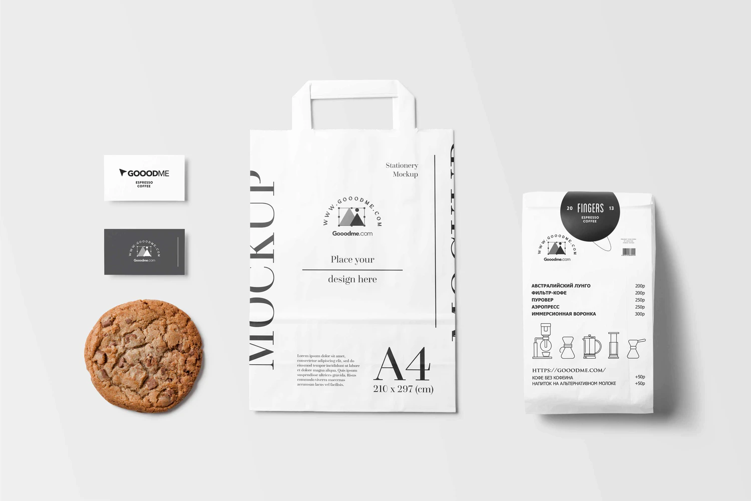 3102 14款咖啡面包烘培品牌VI设计PSD样机Coffee Stationery Mockups