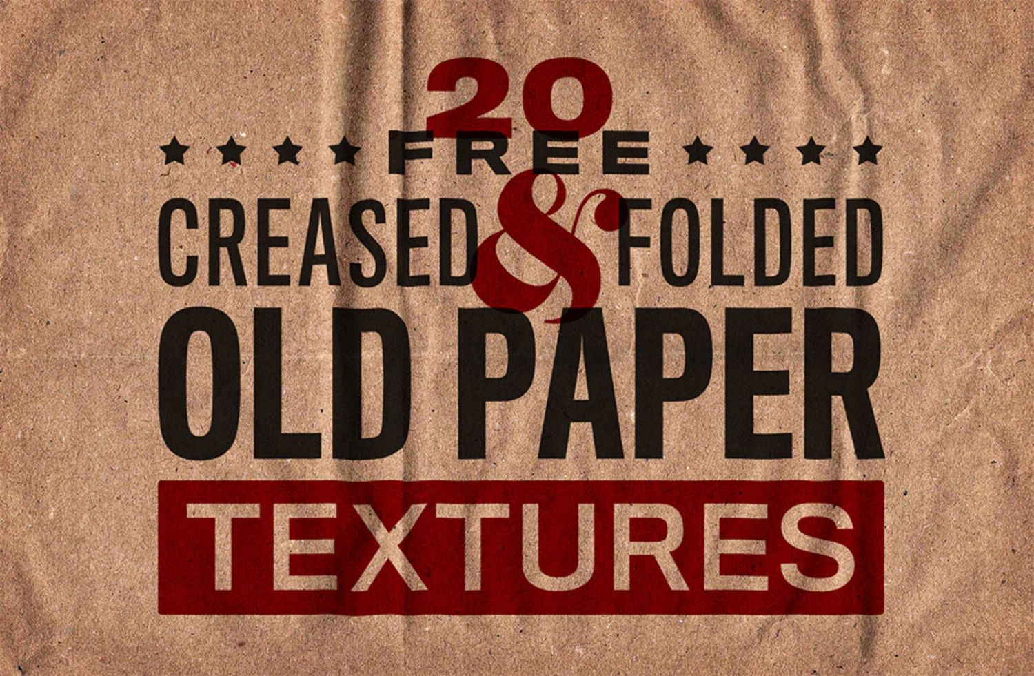 3147 20款可商用折痕褶皱污渍的旧纸张纹理背景素材 Old Paper Textures