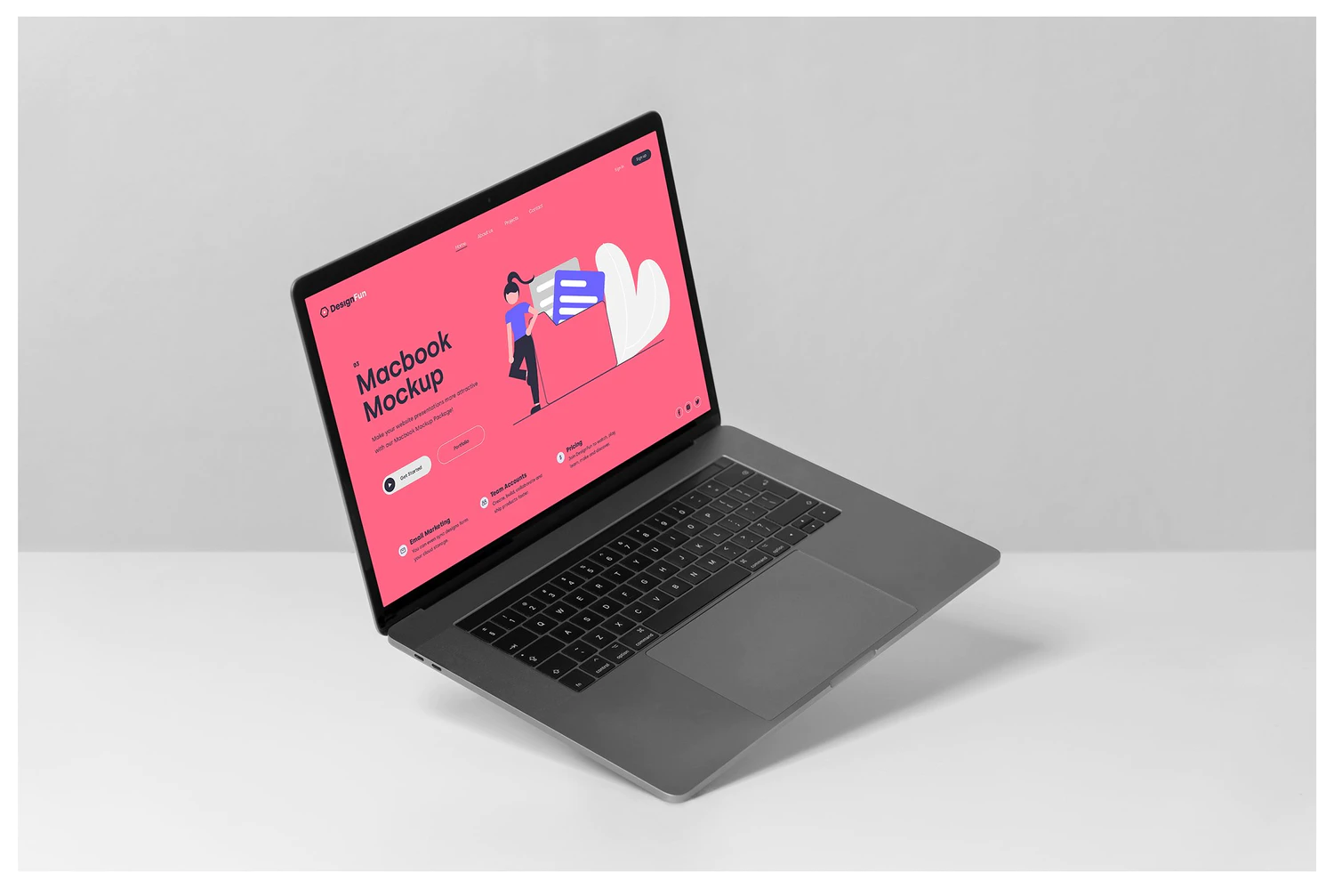 3232 30款苹果Macbook笔记本电脑ui界面贴图ps样机素材场景展示效果 MacBook Mockups – Workspace Mockups