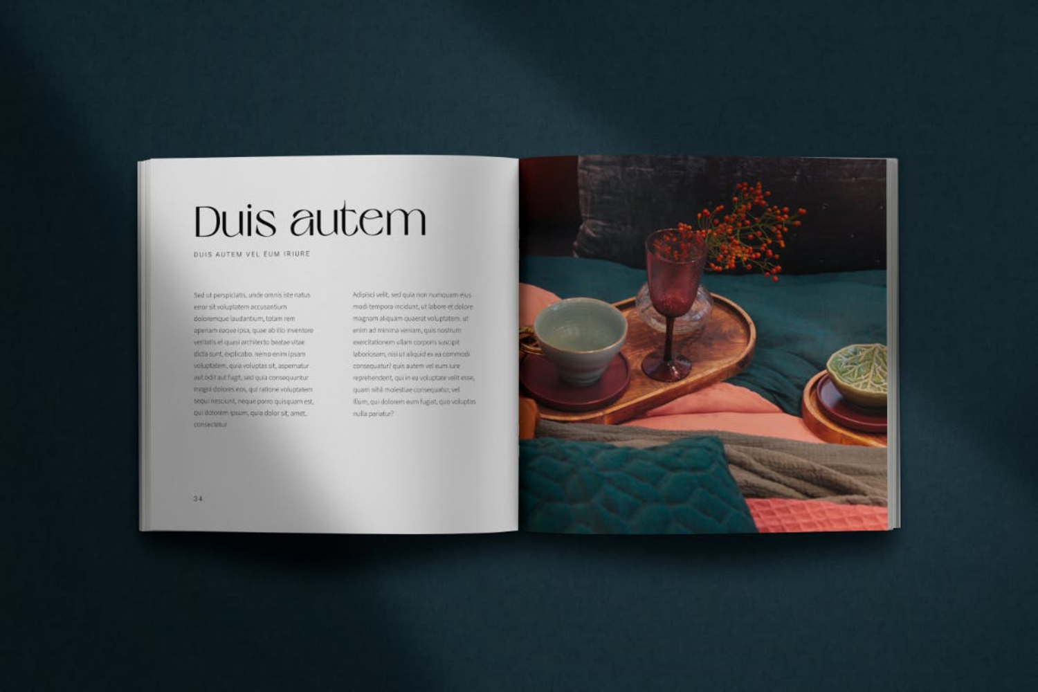 3288 3款方形杂志书籍画册PSD样机素材 Autem – Square Magazine Mockup