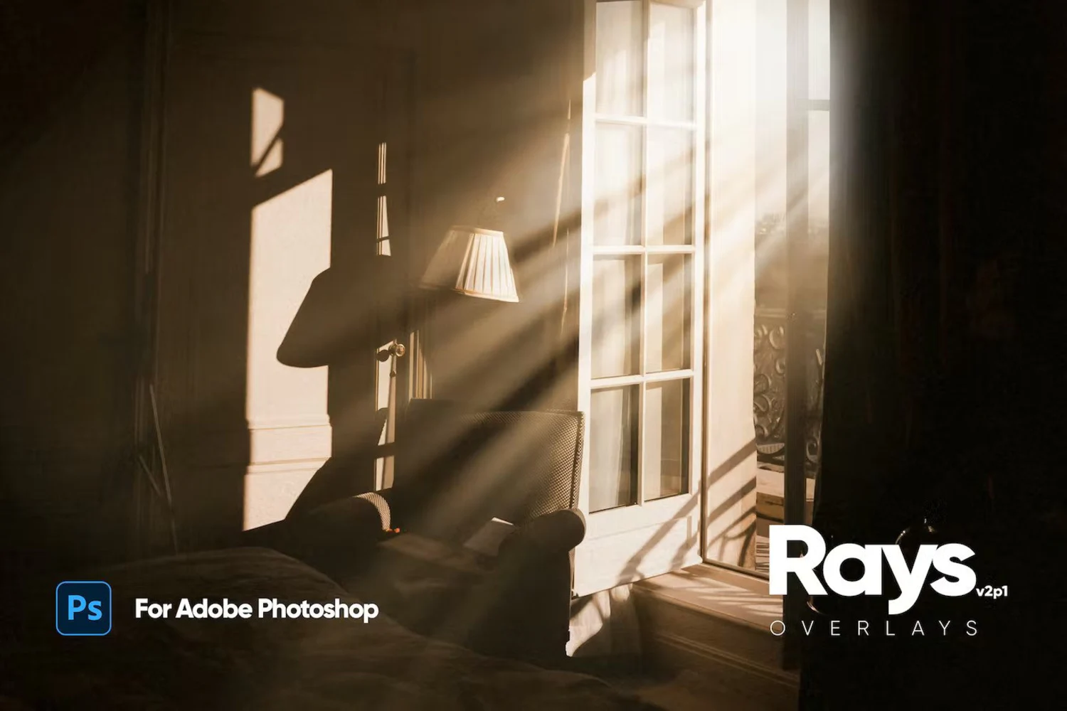 3297 11款光束丁达尔光效图像后期叠加素材 Rays – Ultra Realistic Overlays for Photoshop