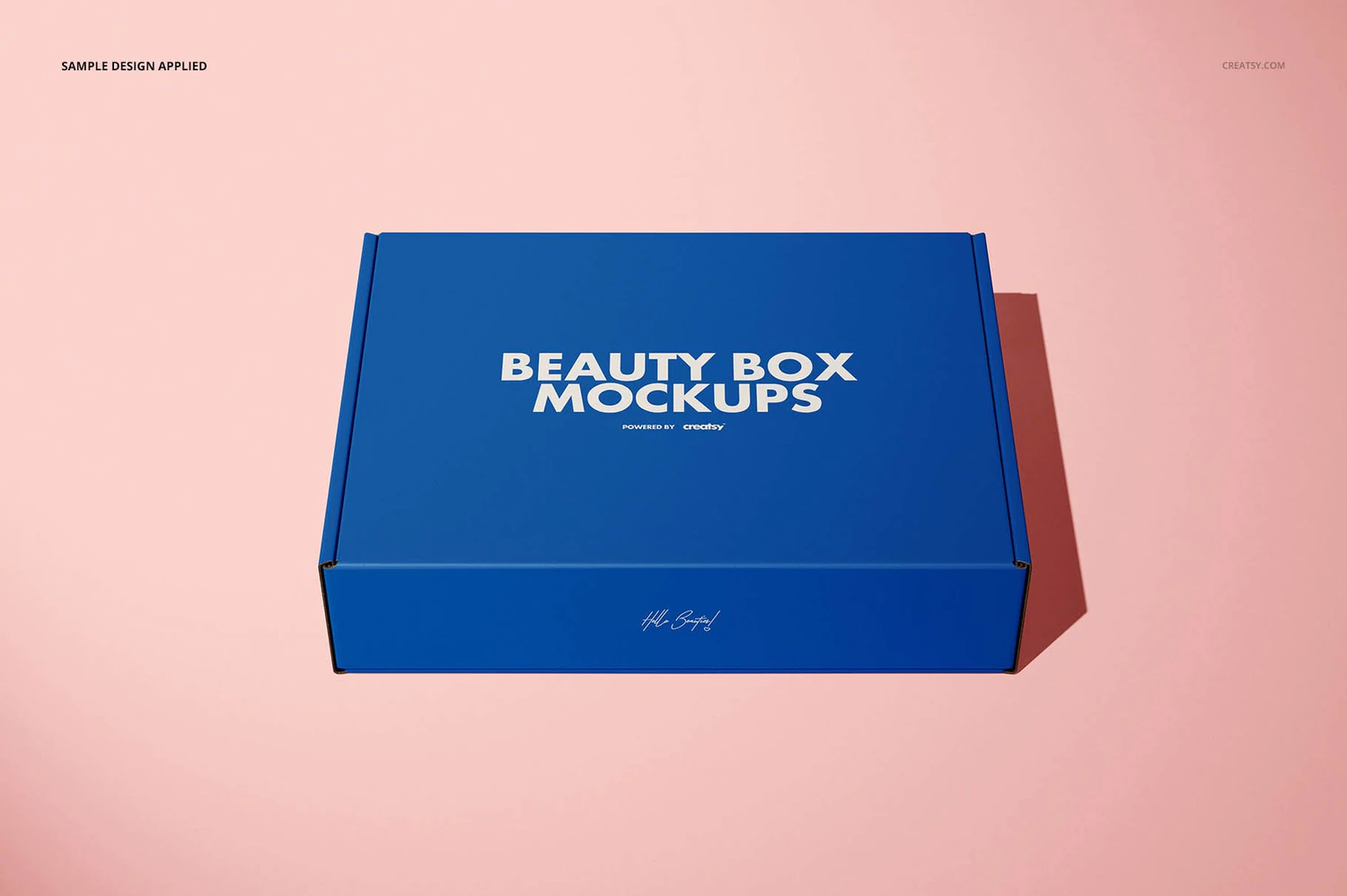 3338 长方形快递包裹礼物包装盒设计贴图ps纸盒样机素材展示效果模板 Mailing Box 3 Mockup Set