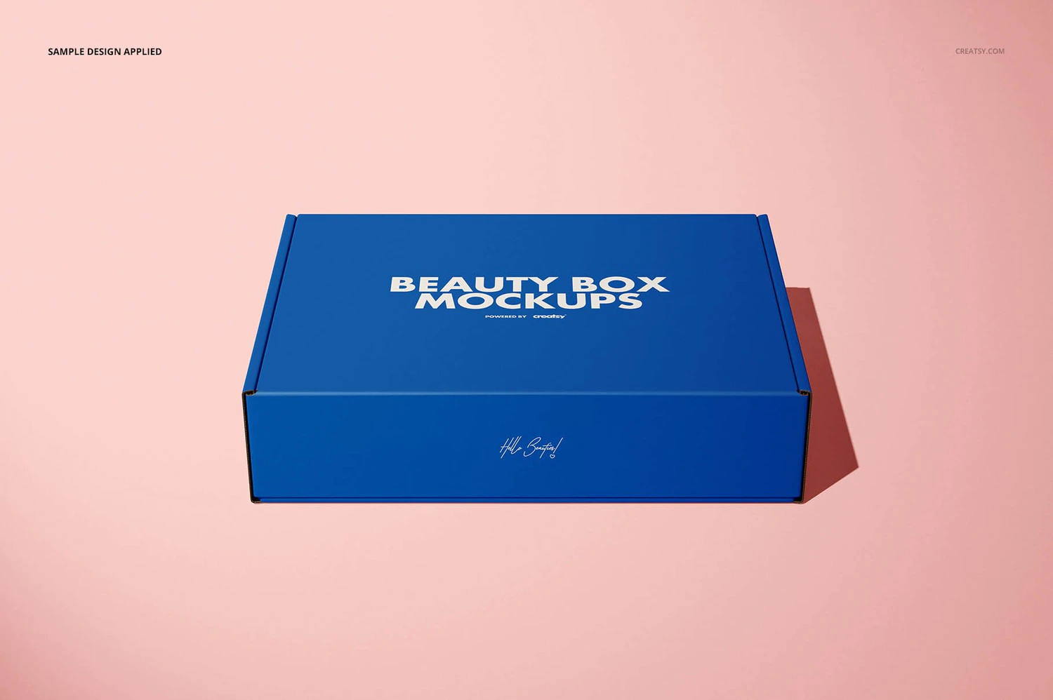 3338 长方形快递包裹礼物包装盒设计贴图ps纸盒样机素材展示效果模板 Mailing Box 3 Mockup Set