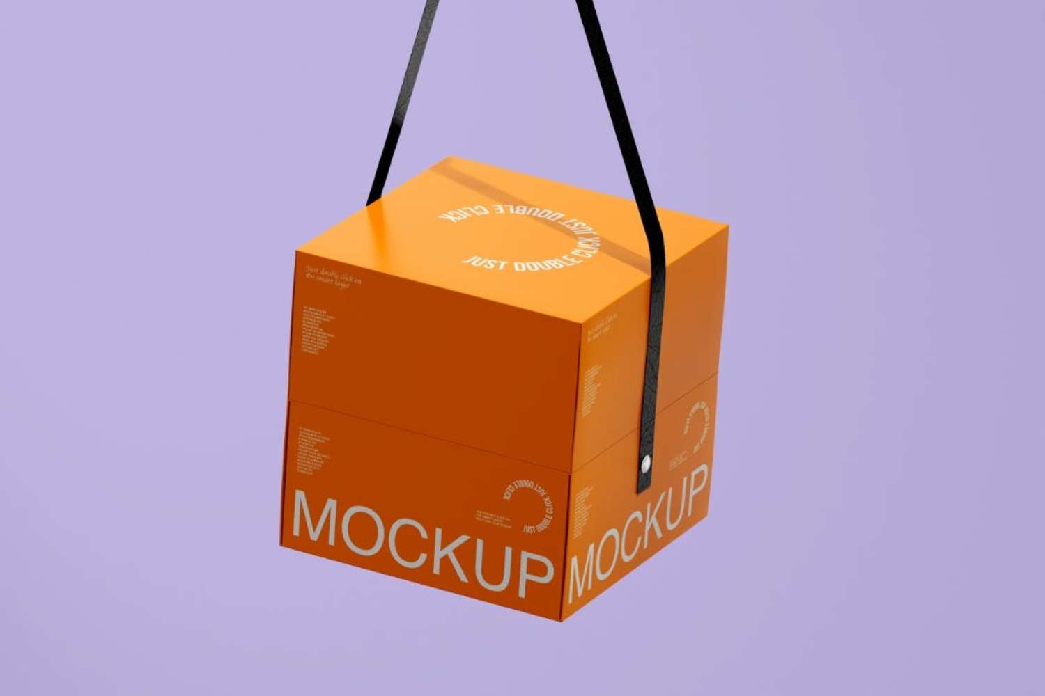 3340 正方形天地盖手提礼品包装纸盒文创礼盒设计ps样机素材展示效果 Paper Box Mockup Set
