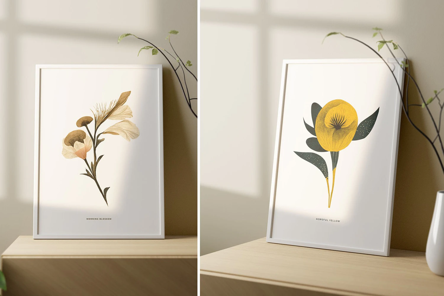 3362 时尚复古艺术手绘植物花卉插图插画装饰图案png免抠图片设计素材 Retro Flower Collection + Patterns