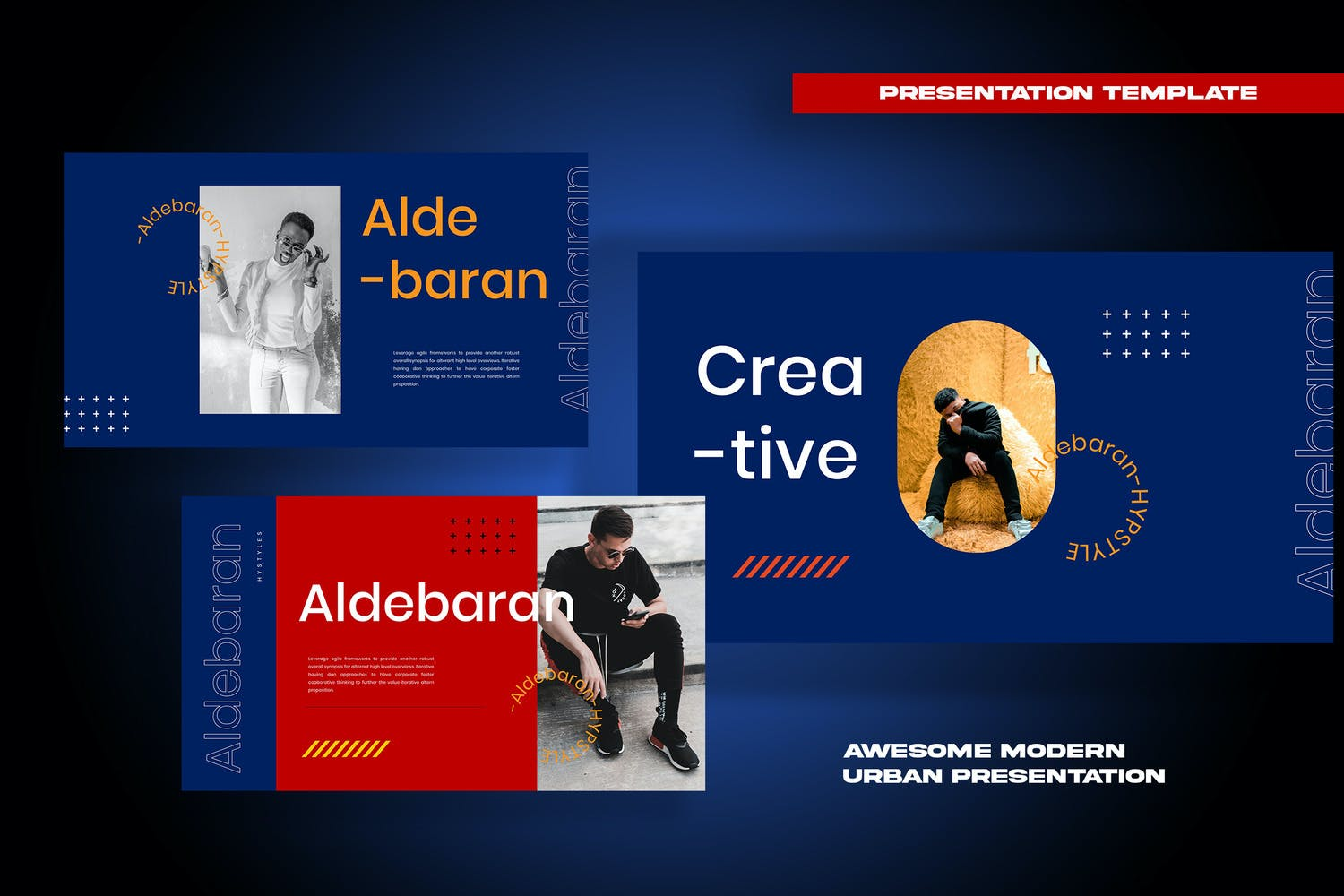 3392 现代极简时尚都市企业展示艳丽Keynote模板 Aldebaran Urban Keynote