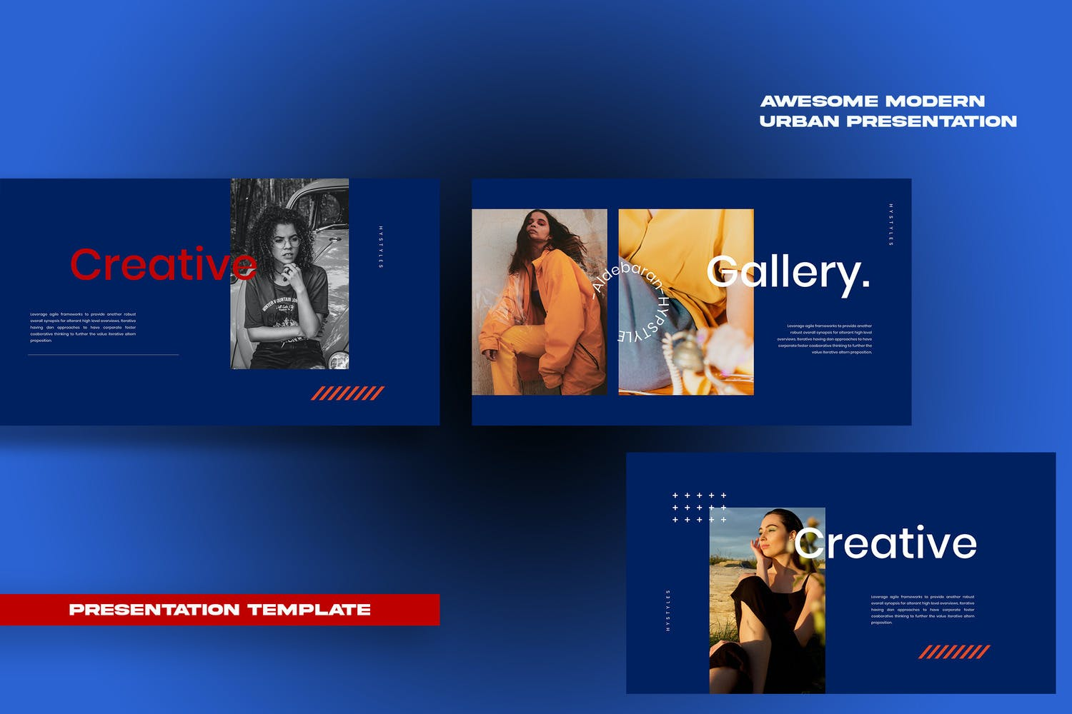 3392 现代极简时尚都市企业展示艳丽Keynote模板 Aldebaran Urban Keynote