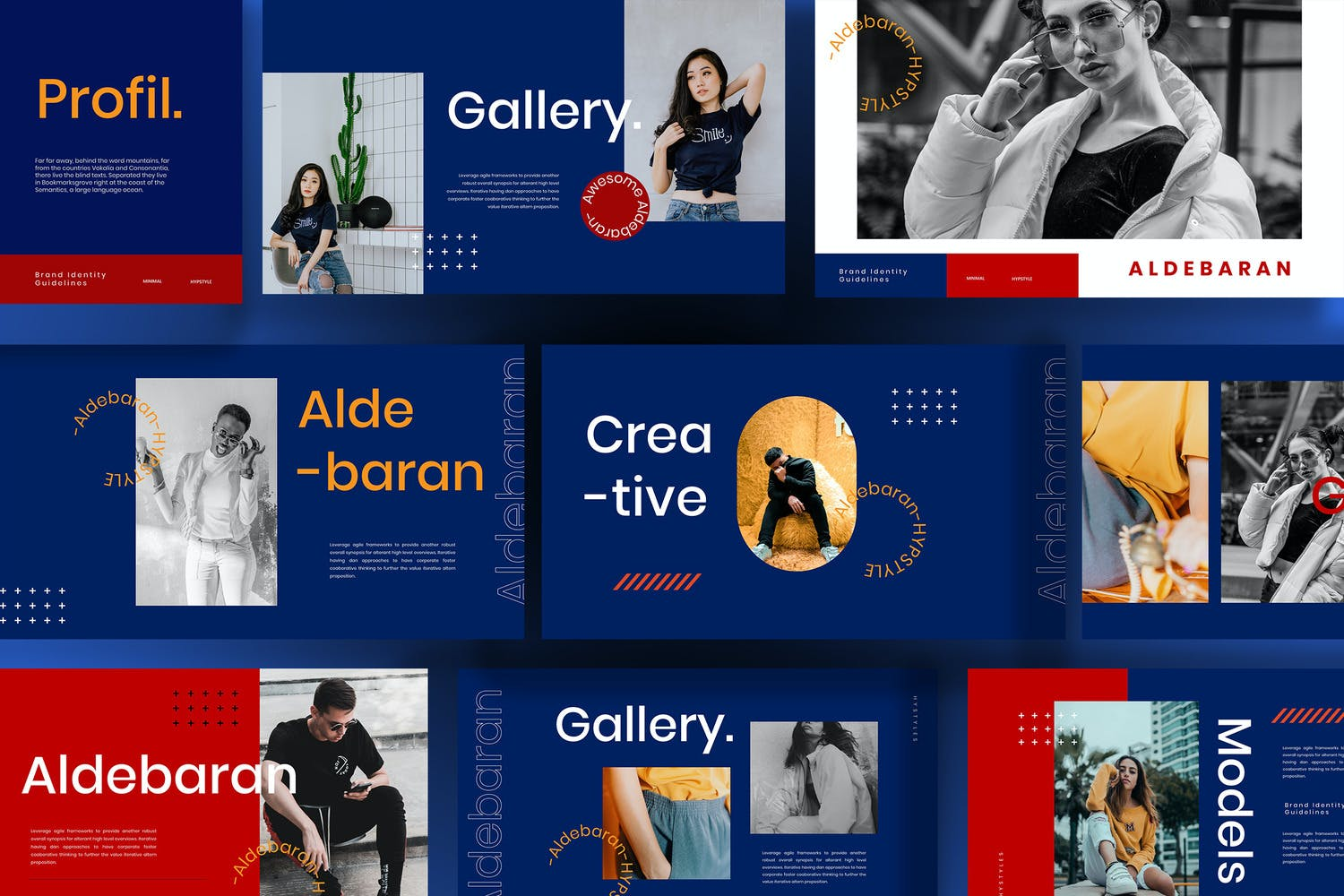 3392 现代极简时尚都市企业展示艳丽Keynote模板 Aldebaran Urban Keynote