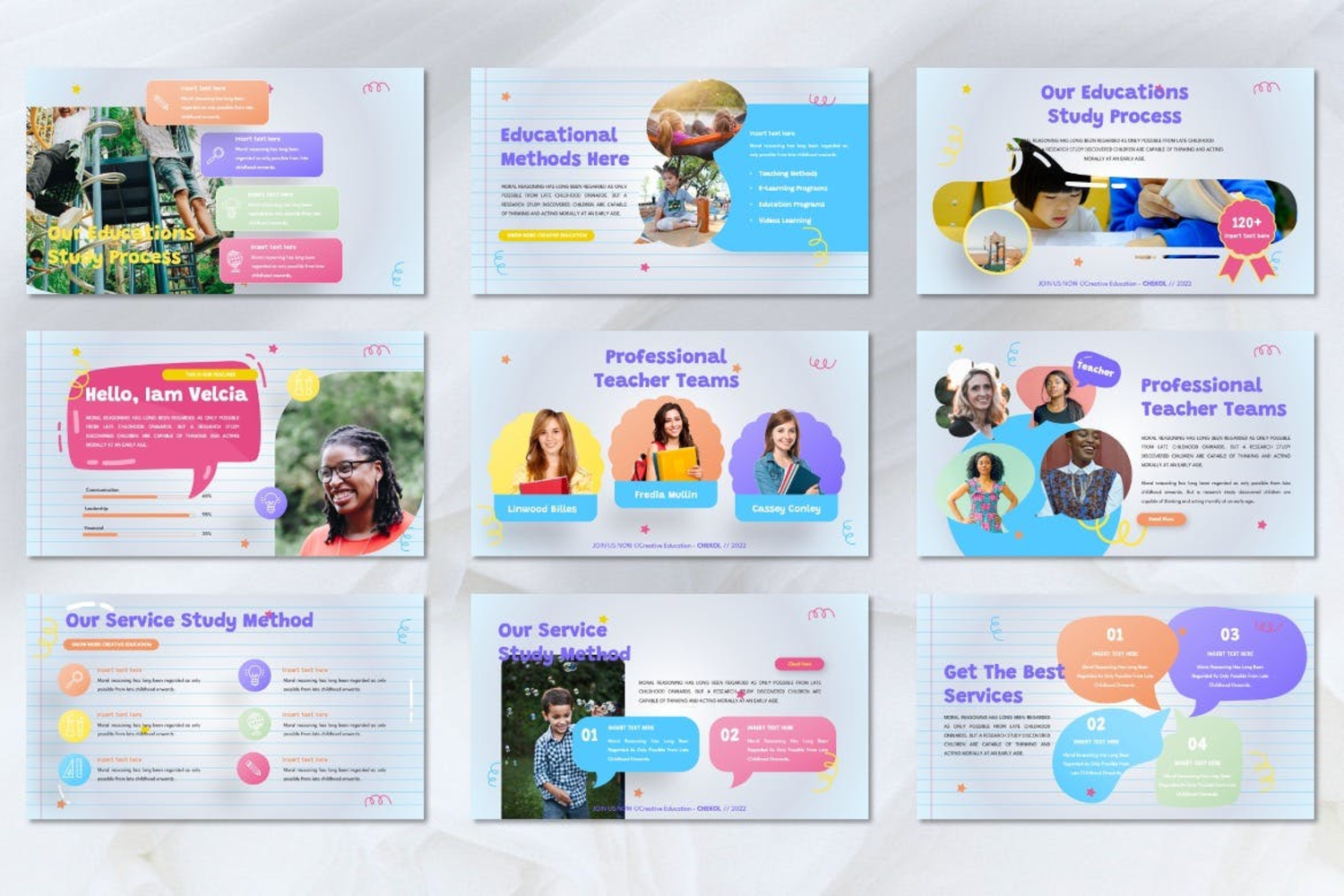 3412 多用途创意教育教案主题Keynote模板 Chekol – Education Creative Keynote Template