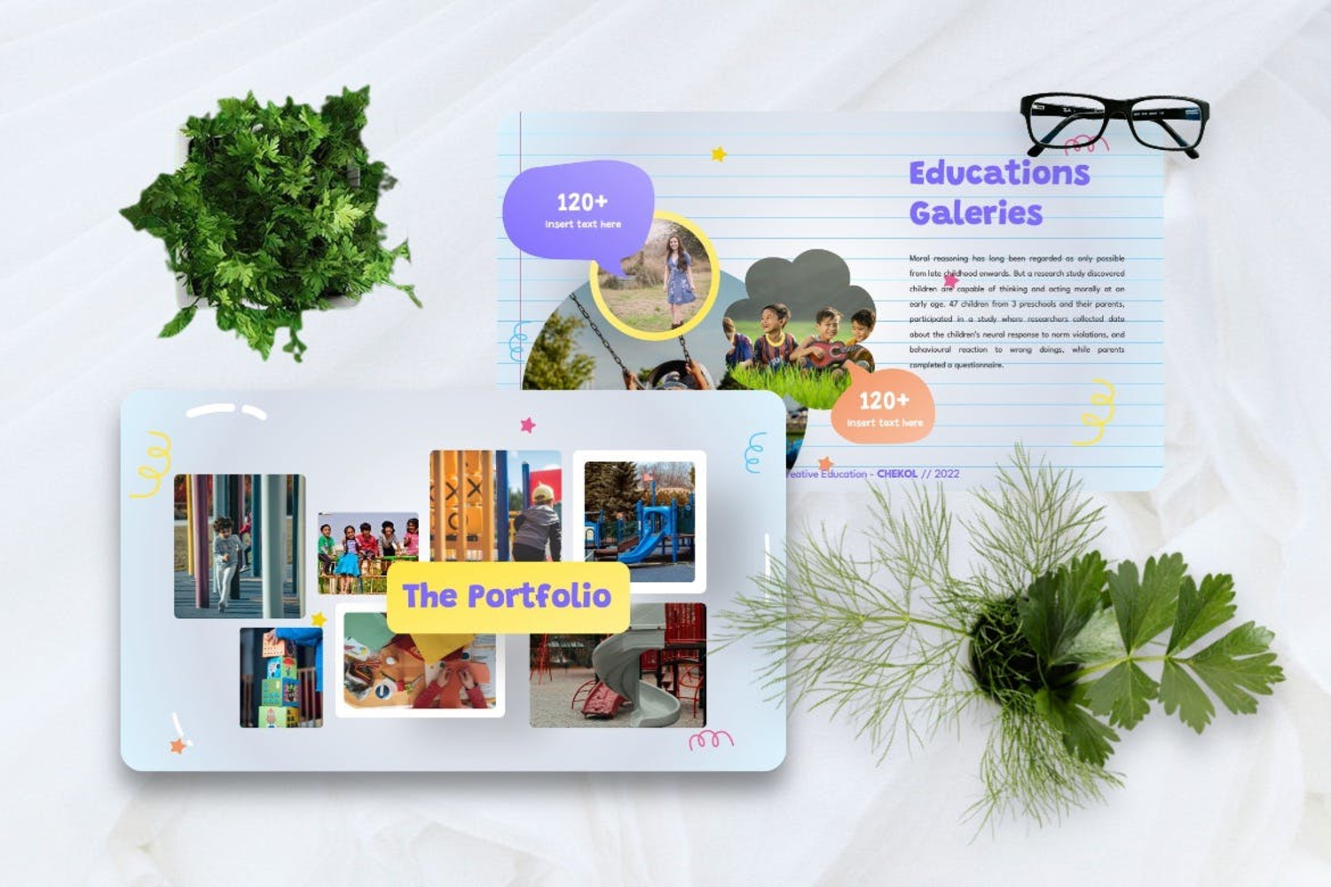 3412 多用途创意教育教案主题Keynote模板 Chekol – Education Creative Keynote Template