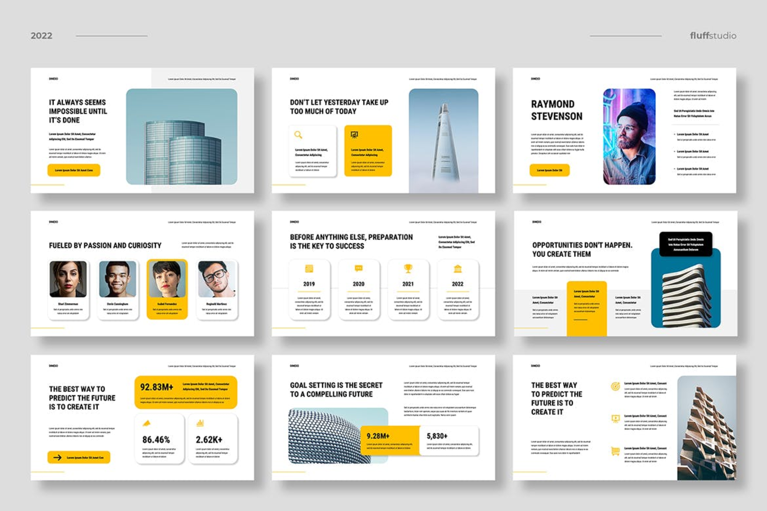 3413 现代简约多用途商务商业计划书Keynote模板 Dinexo – Business Keynote Template