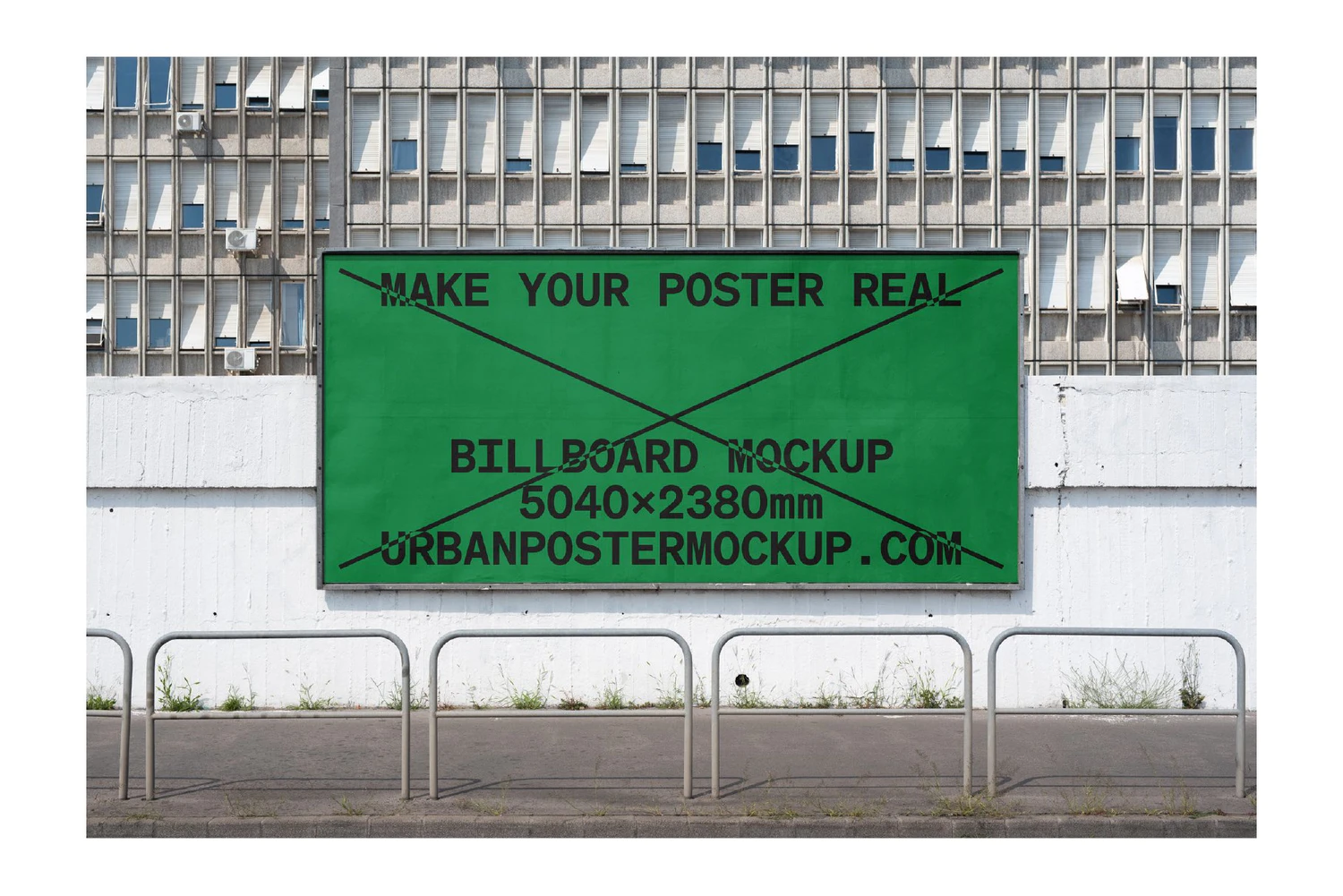 3490 20款户外车站地铁巨幅海报广告设计贴图ps样机素材场景展示效果 Billboard Mockup VOL.3