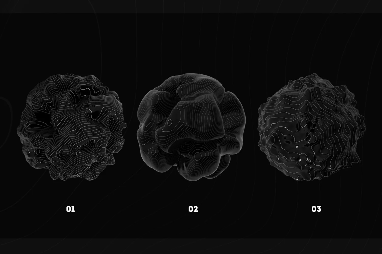 3496 12款艺术抽象3D立体几何扭曲未来科幻背景底纹png免抠图片国外设计素材 Abstract 3D Shapes
