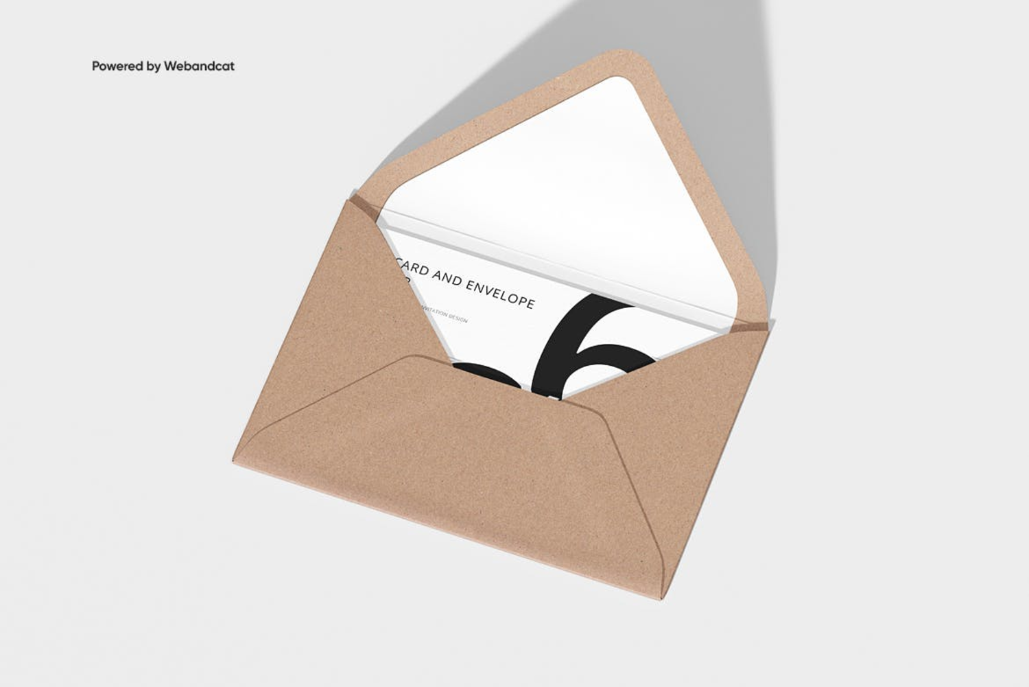 3503 6款光影文具贺卡明星片邀请函信封设计贴图ps样机素材展示效果 Envelope and Postcard Mockup
