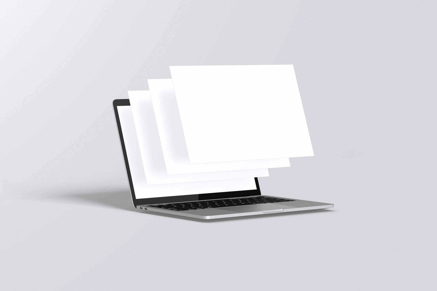 3504 6款电脑屏幕Web设计UI展示样机 Laptop Screen Mockup
