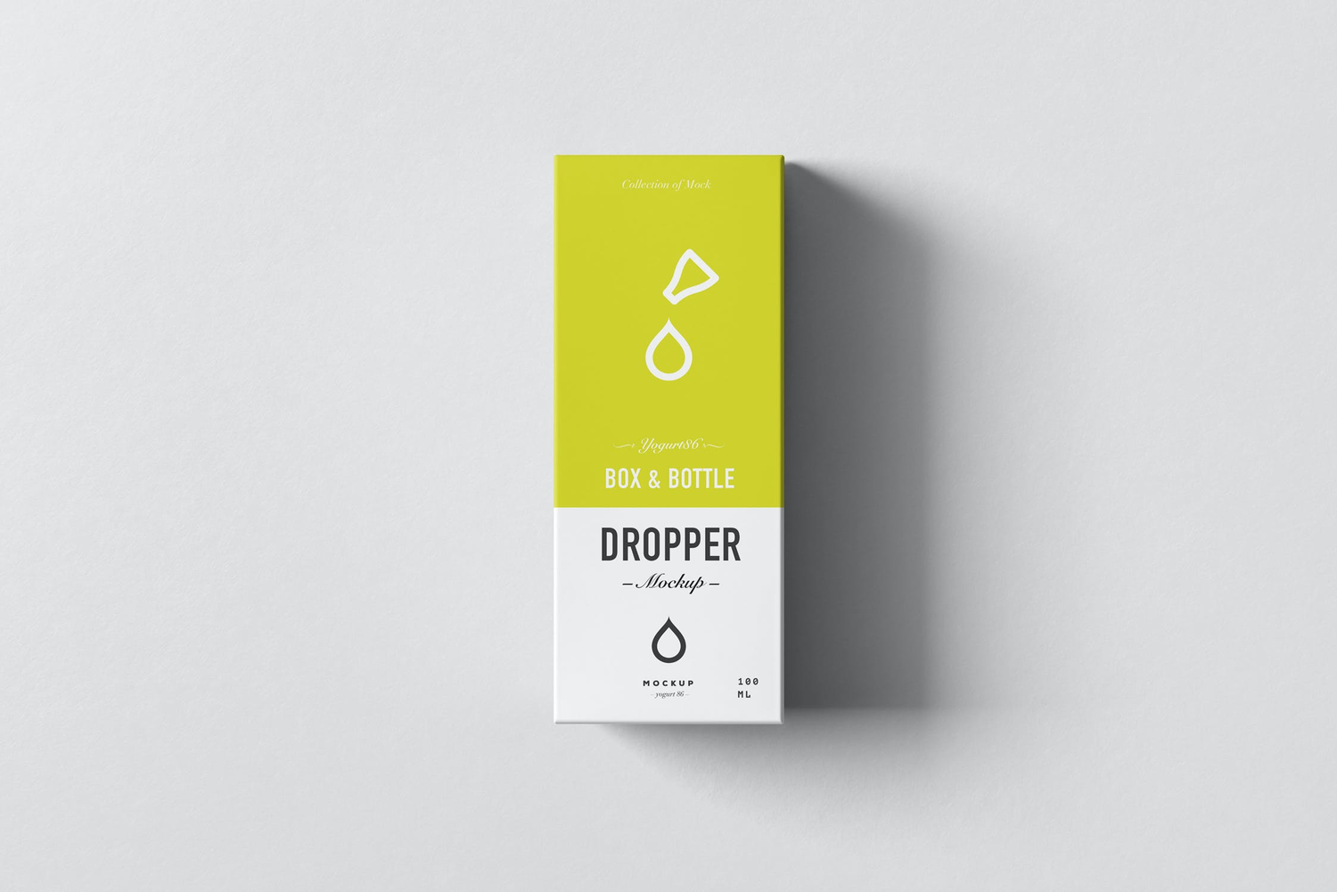 3622 3款滴管精华化妆品包装设计PS样机 Dropper Bottle Mock-Up