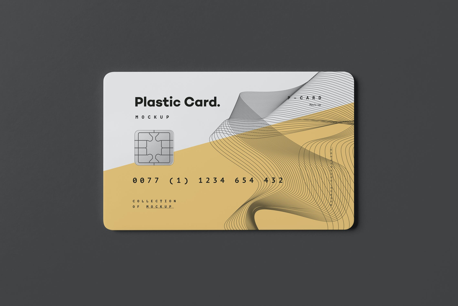 3623 10款带芯片磁卡会员卡银行卡IC卡设计PS样机 Plastic Card Mock-up 2