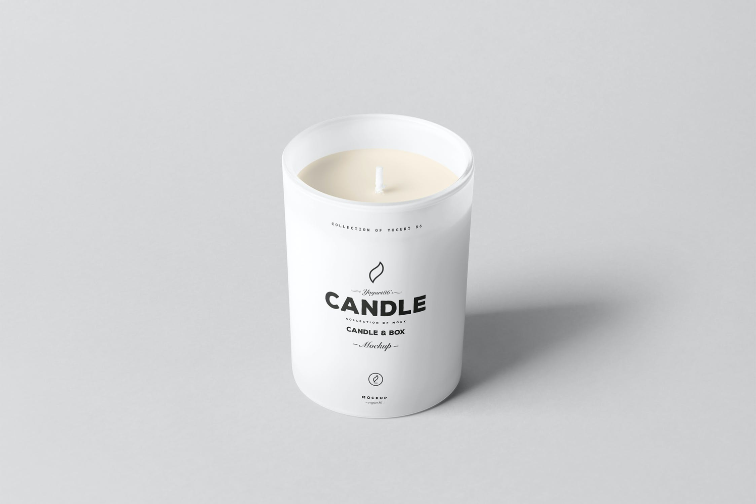 3624 7款香薰蜡烛产品品牌包装设计PS样机 Candle & Box Mock-up