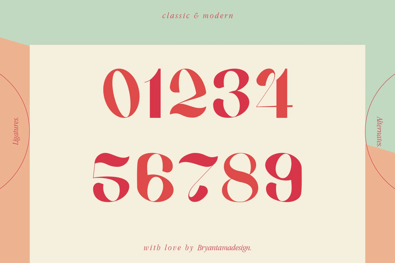 3633 现代经典个性海报包装英文字体 Klauge – Classic & Modern Font