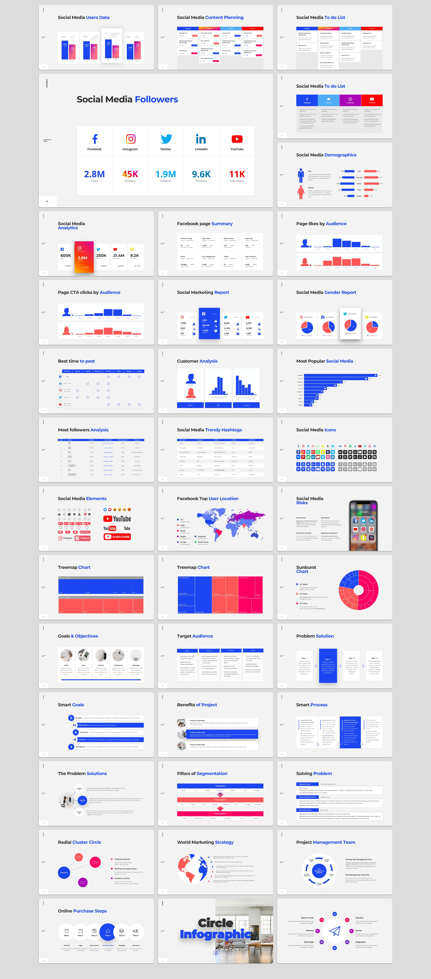 3641 工作汇报信息图表ppt+Keynote模板年终总结商务演示文稿下载 Voodoo Templates