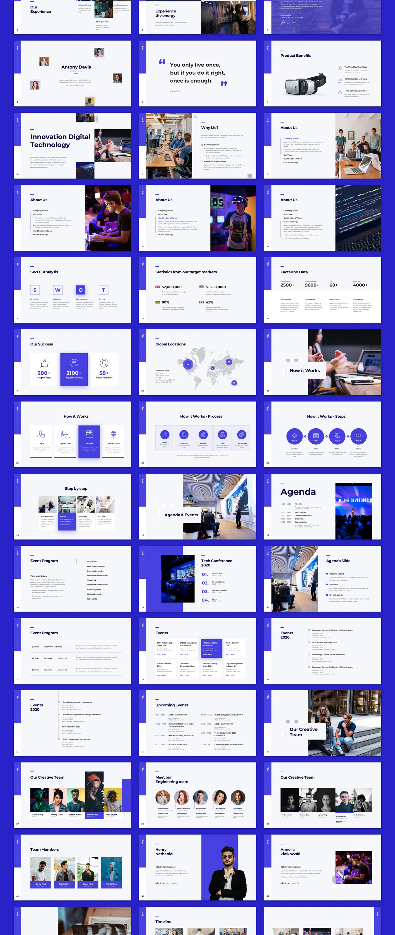 3646 现代商务体育电竞多用途PPT模版 Pro Presentation Template