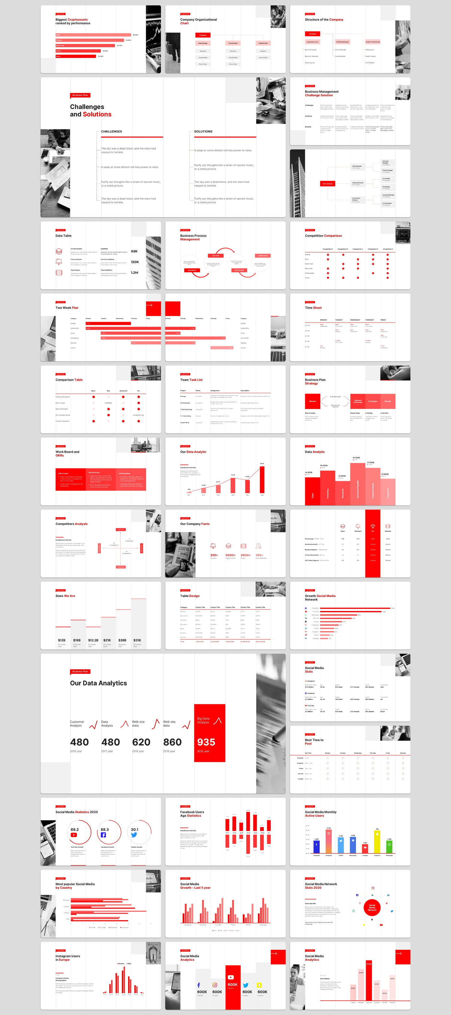 3650 简洁商业产品介绍商务ppt+Keynote模板设计项目介绍年终总结数据图表演示文稿下载Bazz Presentation Template – v2.0