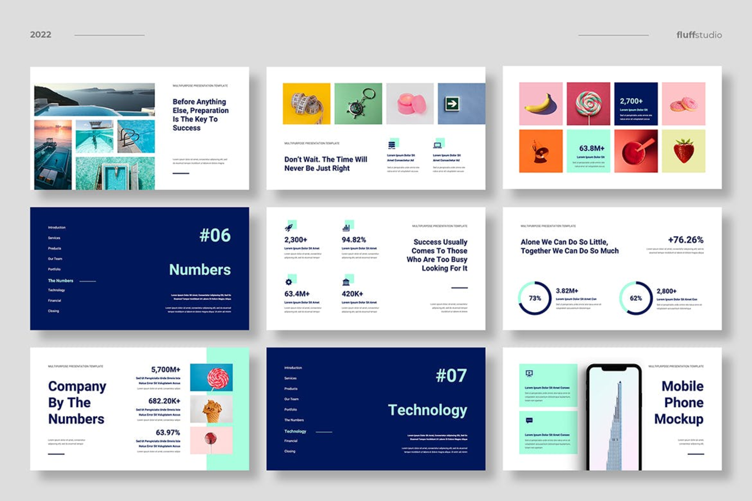 3658 室内建筑作品集商业设计工作室宣传Keynote模版 Monexa – Business Keynote Template