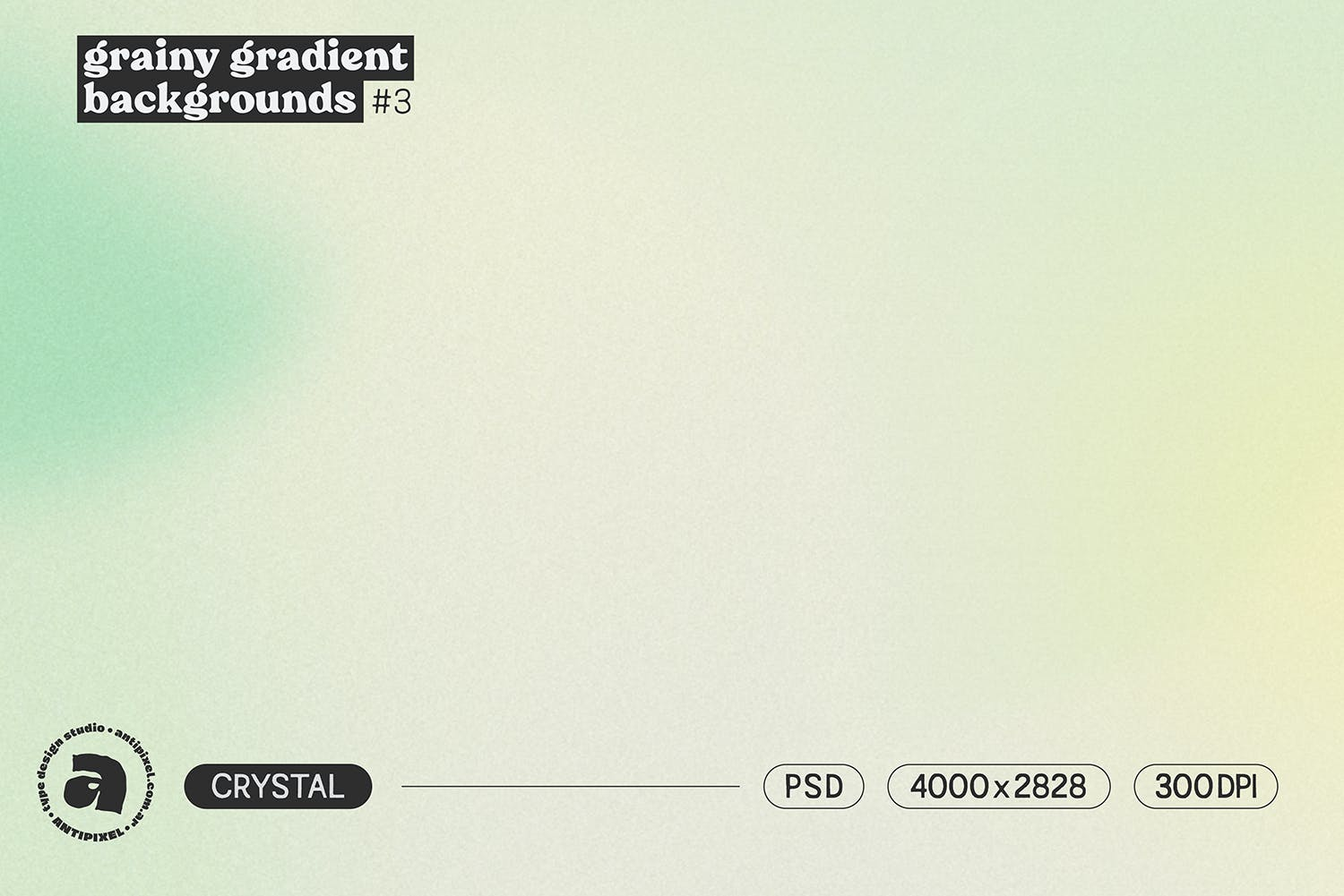 3712 15款潮流酸性复古噪点模糊渐变时尚背景底纹ps分层设计素材源文件 Grainy Gradient Backgrounds #3