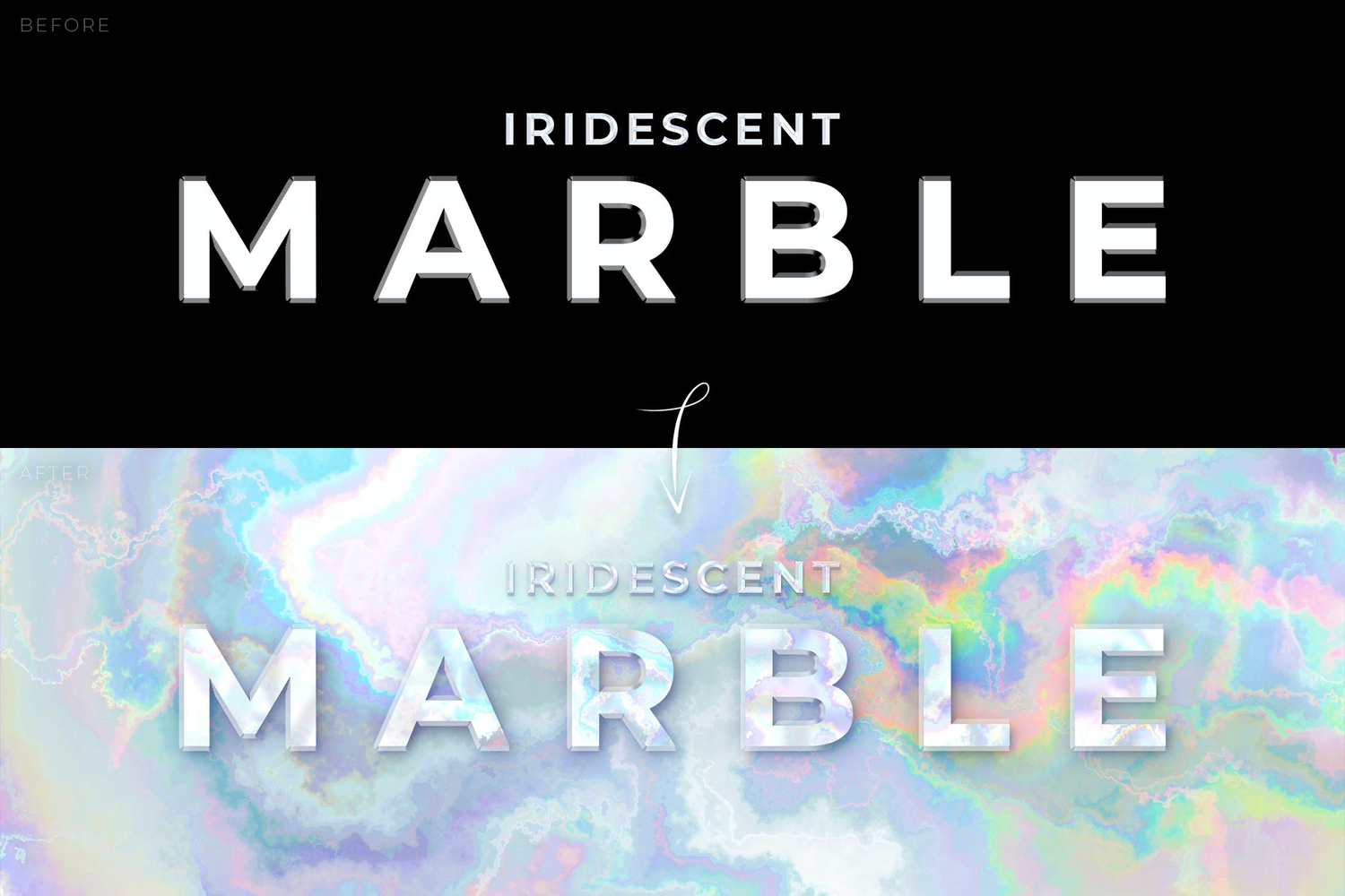 3726 15款热力图镭射全息背景素材 Iridescent Marble Backgrounds