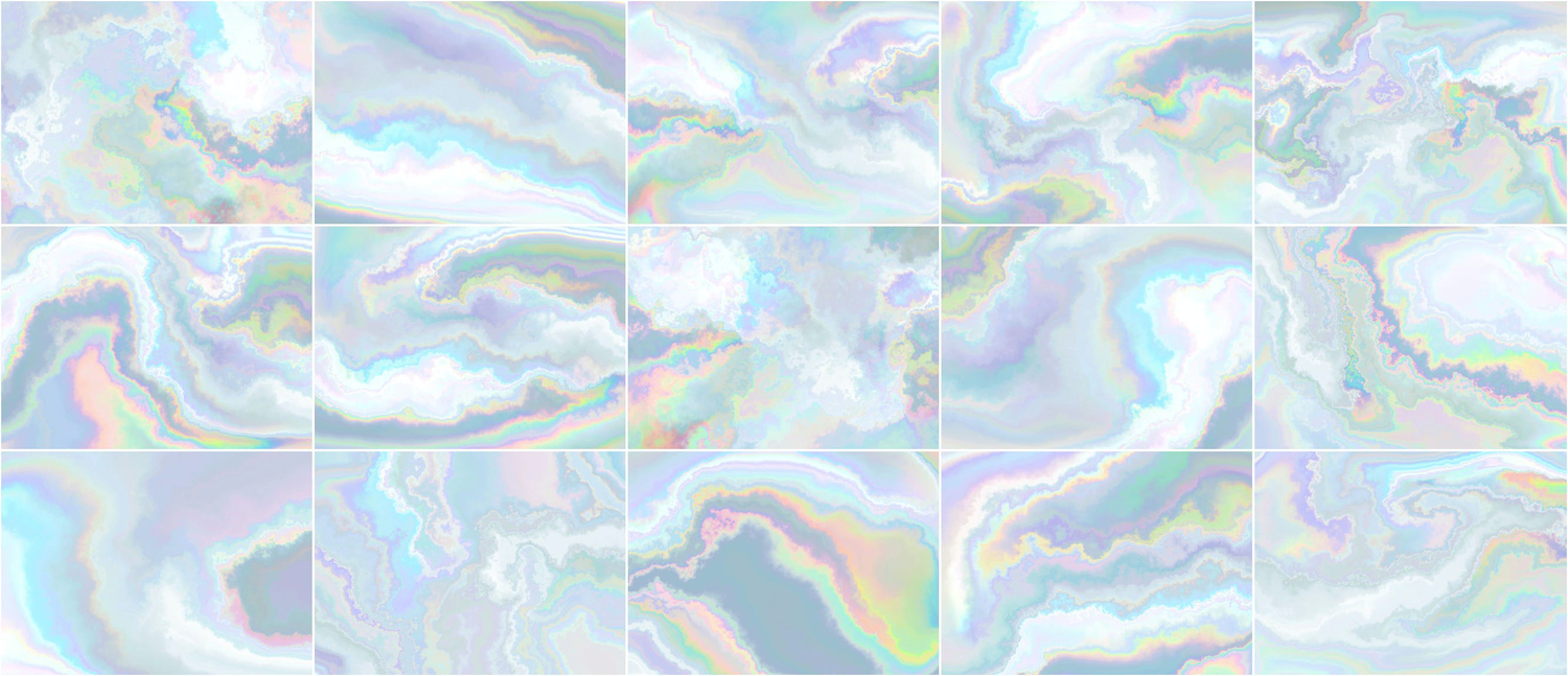 3726 15款热力图镭射全息背景素材 Iridescent Marble Backgrounds