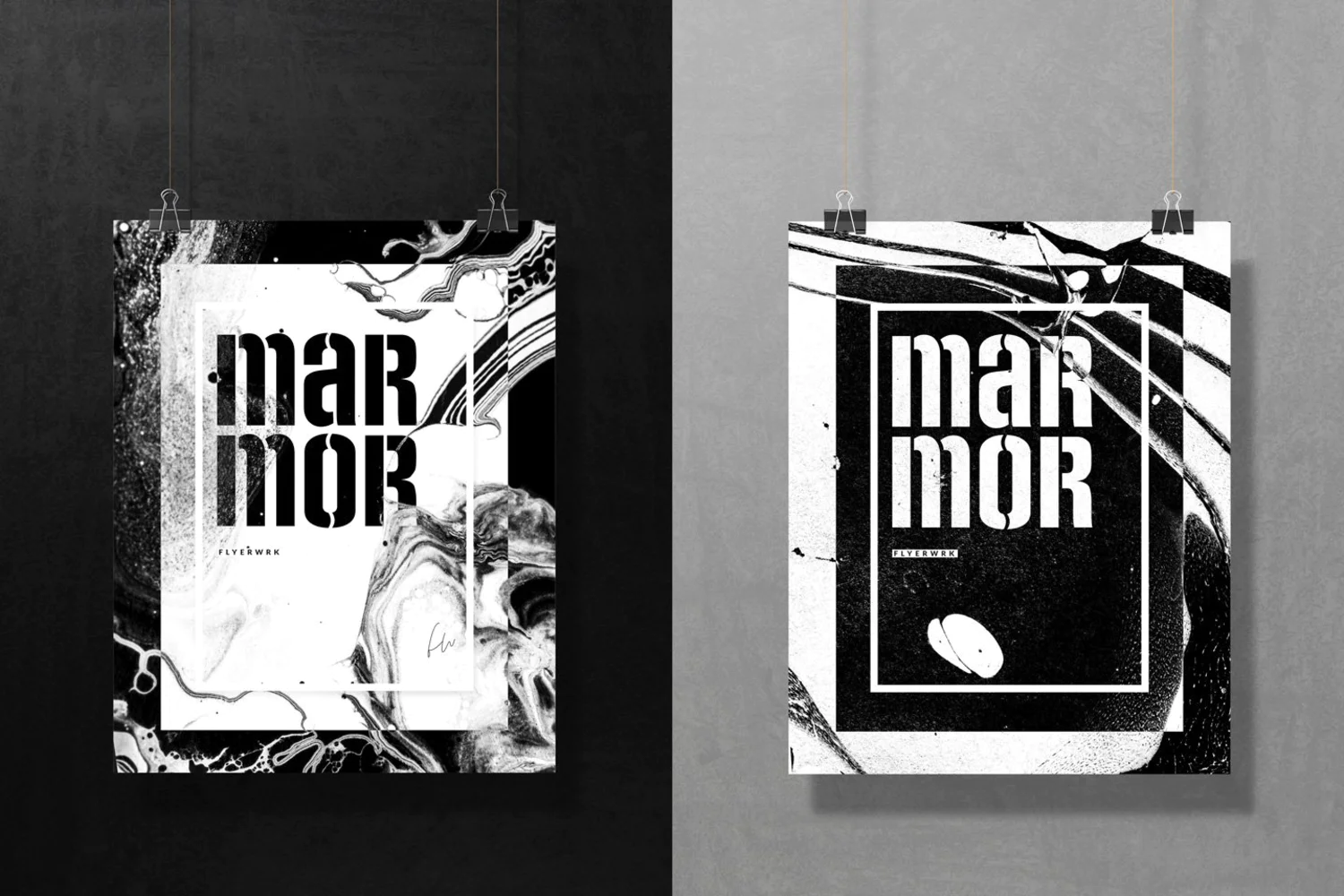 3747 50款高清抽象大理石液体海报设计底纹背景图片素材 Marmor – 50 Abstract Marble textures